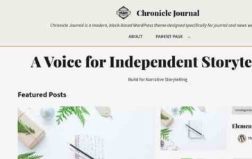 Chronicle Journal (screenshot desktop)