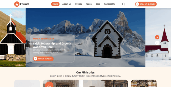 Church Community (WordPress)