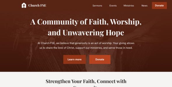Church FSE (WordPress)