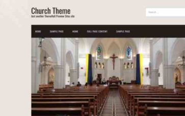 Church (ThemeHall) (screenshot desktop)