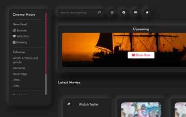 Cinema House (screenshot desktop)