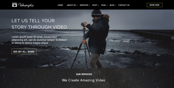 Cinematic Videography (WordPress)