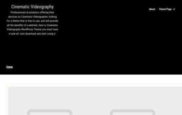 Cinematic Videography (screenshot desktop)