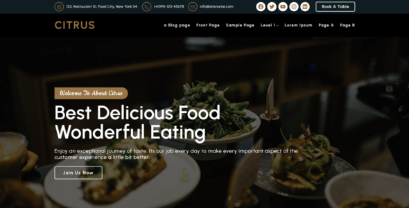 Citrus FSE (WordPress)