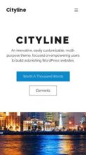 Cityline (ExtendThemes) - (screenshot mobile)