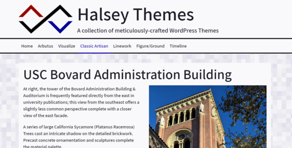 Classic Artisan (WordPress)