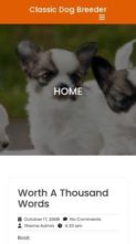 Classic Dog Breeder (screenshot mobile)