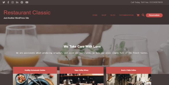 Classic Restaurants (WordPress)