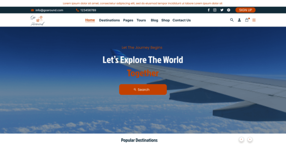 Classic Tour Booking (WordPress)