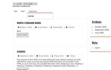 Classic Woocommerce (screenshot desktop)
