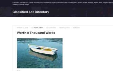 Classified Ads Directory (screenshot desktop)
