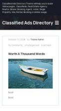 Classified Ads Directory (screenshot mobile)