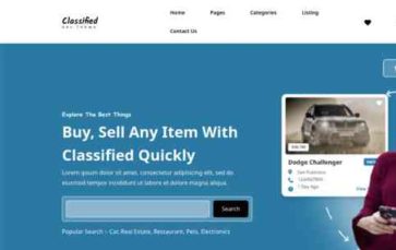 Classified Listings (screenshot desktop)