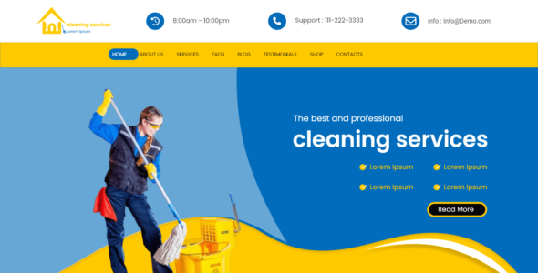 Cleaning Business (WordPress)