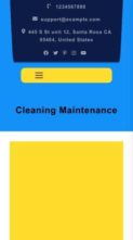 Cleaning Maintenance (screenshot mobile)