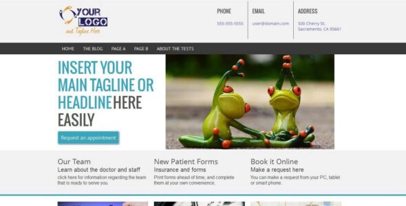 Clinic Stripes (WordPress)