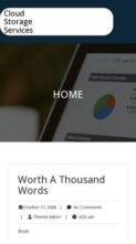 Cloud Storage Services (screenshot mobile)