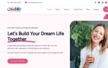 Coachify (screenshot desktop)