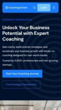 Coaching Center (screenshot mobile)