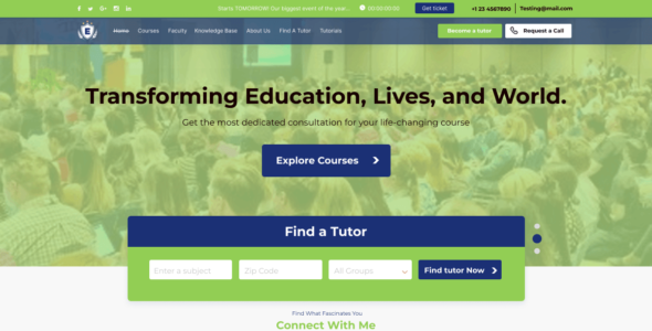Coaching Classes (WordPress)