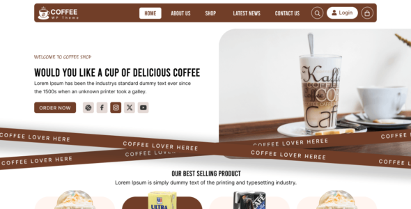 Coffee Brewery (WordPress)