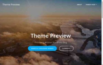 Colibri WP (screenshot desktop)