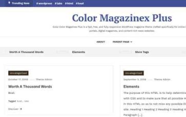Color Magazinex Plus (screenshot desktop)