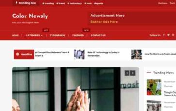 Color Newsly (screenshot desktop)