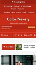 Color Newsly (screenshot mobile)