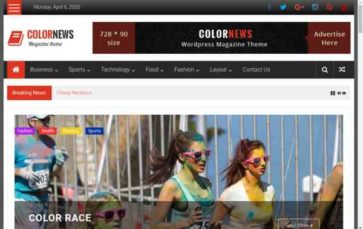 ColorNews (screenshot desktop)