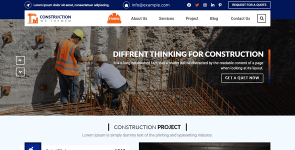 Commercial Construction (WordPress)