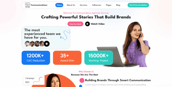 Communications Agencies (WordPress)
