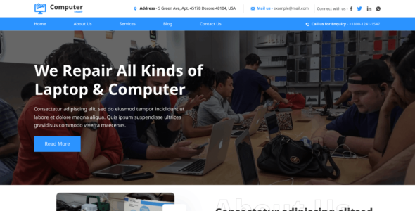 Computer Repair Services (WordPress)