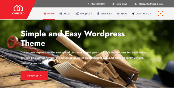 Consted Roofing Flooring (WordPress)