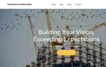 Construction And Renovation (screenshot desktop)