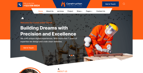 Construction Demolition Services (WordPress)