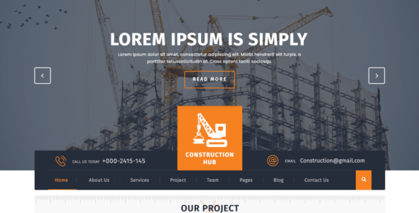 Construction Hub (WordPress)