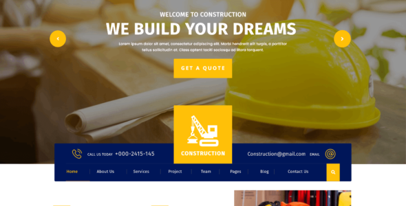 Construction Renovation (WordPress)