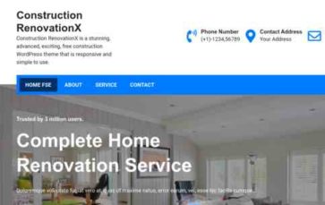 Construction RenovationX (screenshot desktop)