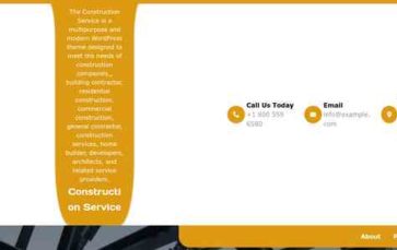 Construction Service (screenshot desktop)