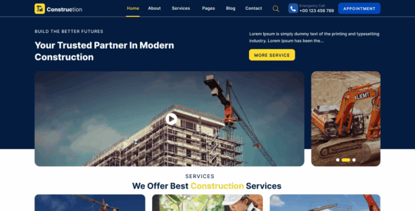 Construction Works (WordPress)