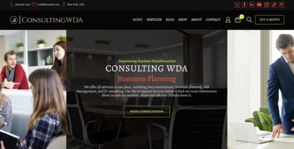 Consulting Services WDA (WordPress)