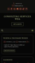 Consulting Services WDA (screenshot mobile)