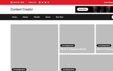 Content Creator (screenshot desktop)