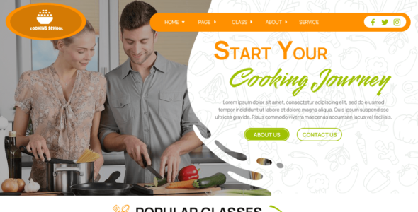 Cooking Classes (Classic Templates)