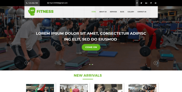 Core Fitness (WordPress)