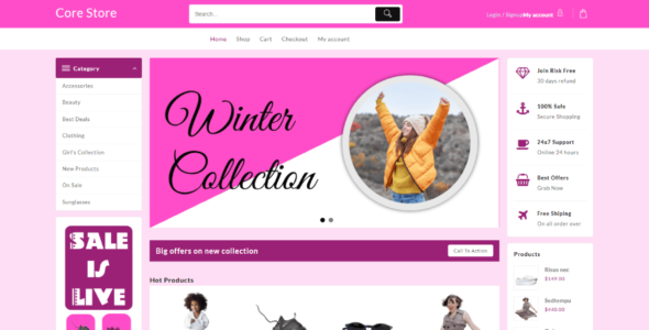 Core Store (WordPress)