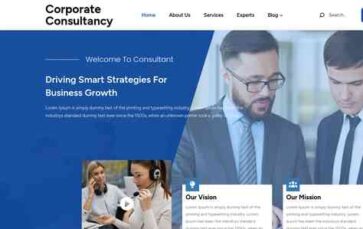 Corporate Consultancy (screenshot desktop)