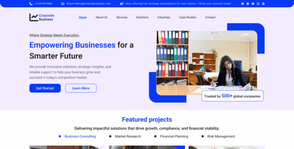 Corporate Firm (WordPress)