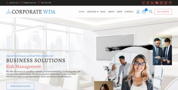 Corporate WDA (WordPress)